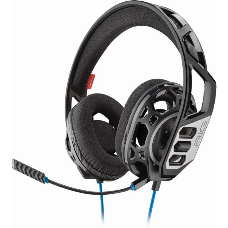 

Компьютерная гарнитура Plantronics RIG 300 HS черный/синий
