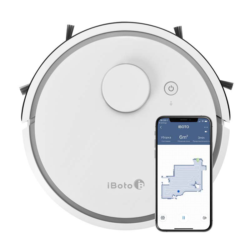 

Пылесос iBoto Smart L920W Aqua белый/черный