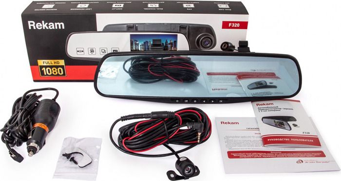 

Автомобильный видеорегистратор Rekam F320 черный