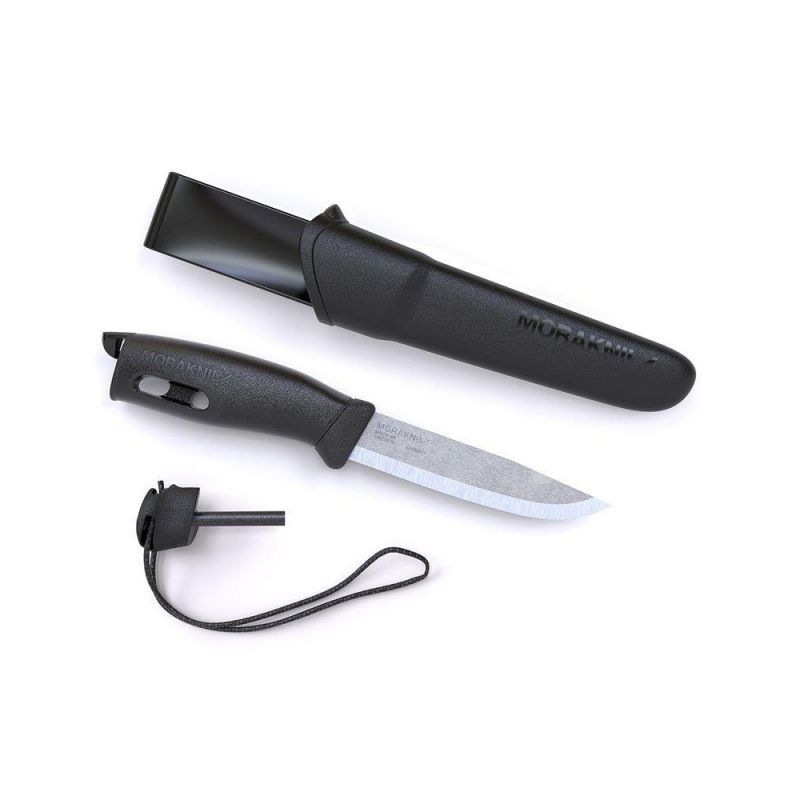 

Нож походный Morakniv Companion Spark черный (13567)