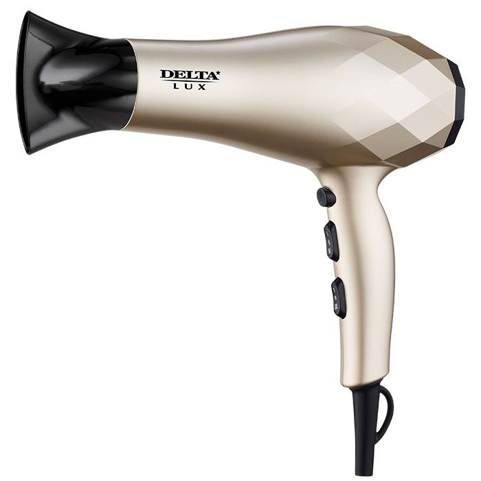 

Фен DELTA LUX DL-0941 золотой с черным