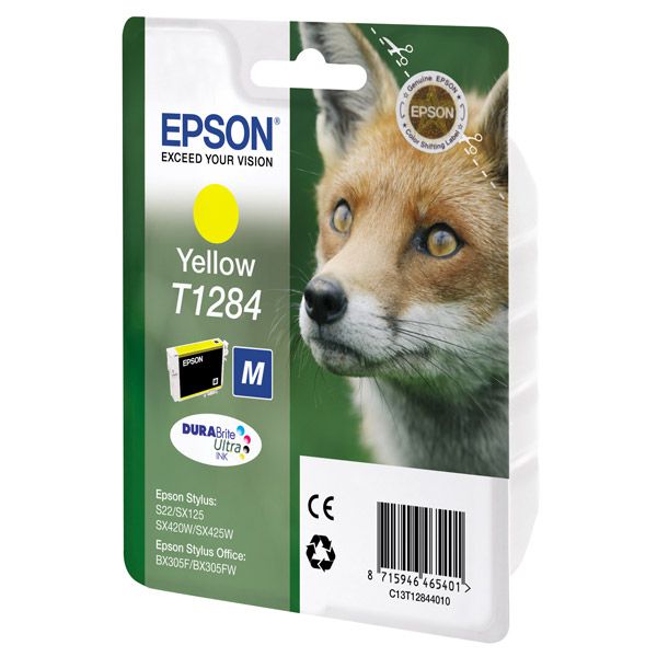 

Картридж Epson C13T12844012 (T1284) желтый