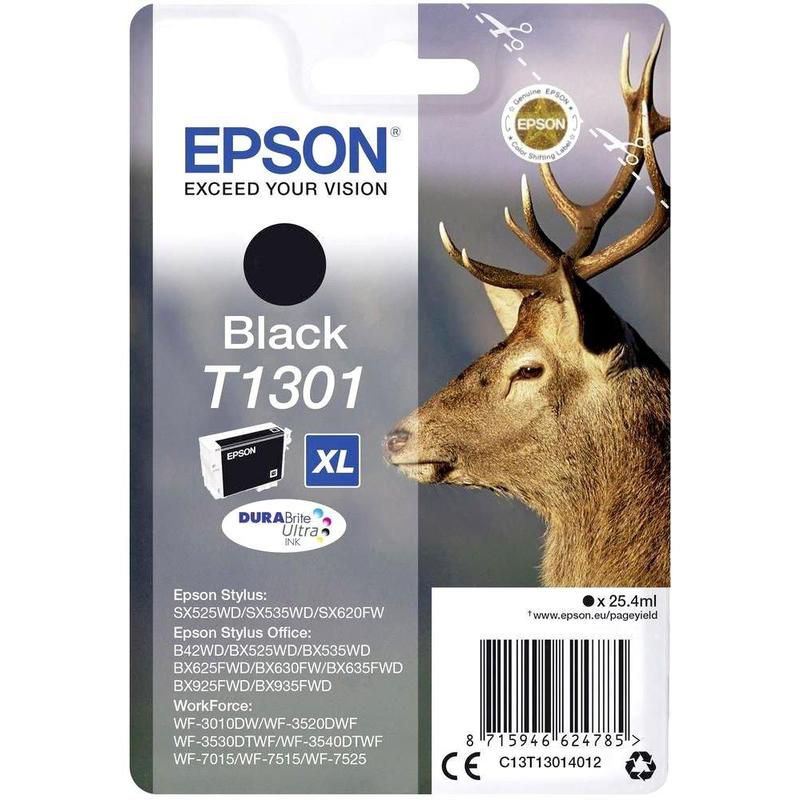 

Картридж Epson C13T13014012 (T1301) черный