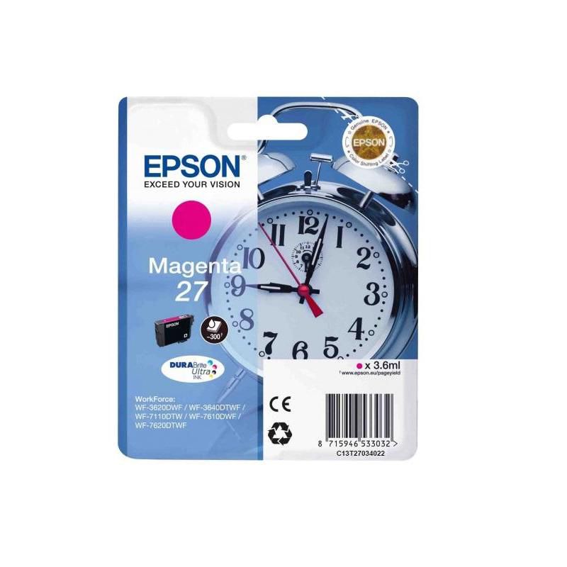

Картридж Epson C13T27034022 (T2702) пурпурный