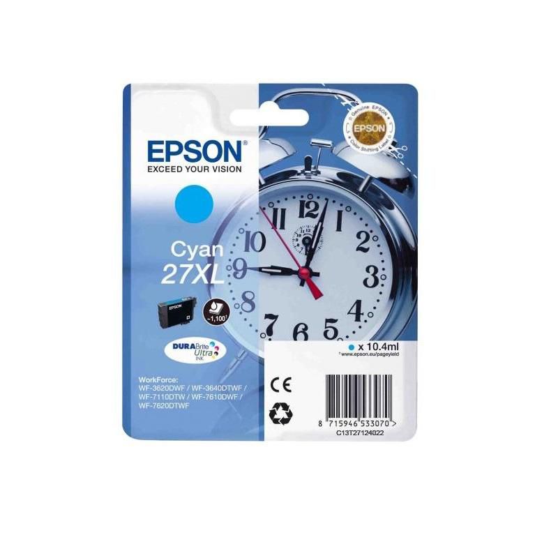 

Картридж Epson C13T27124022 (T2712) голубой