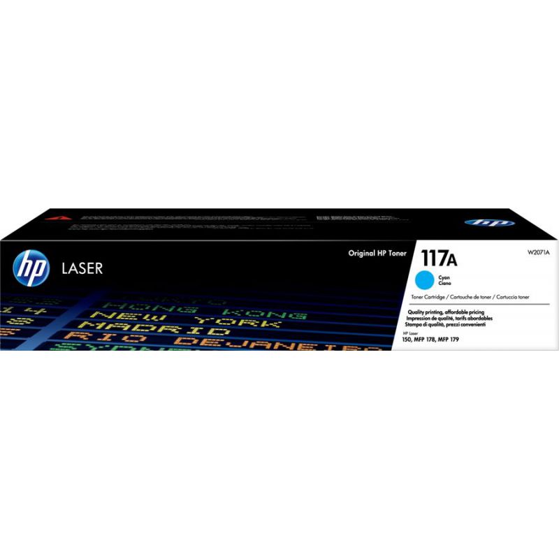 

Картридж HP 117 W2071A голубой