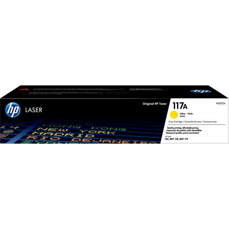 

Картридж HP 117 W2072A желтый
