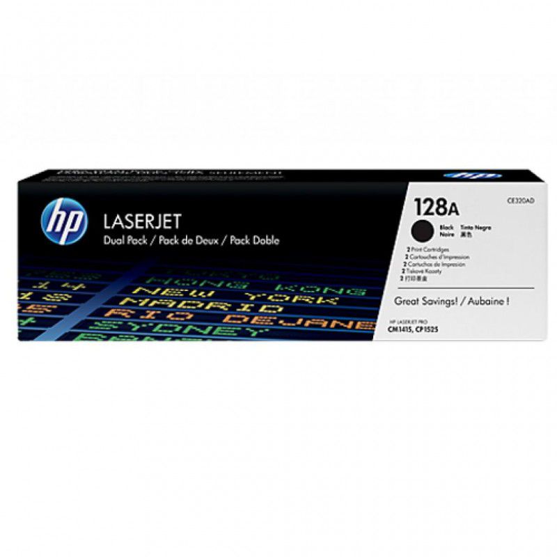 

Картридж HP CE320AD (128A) черный