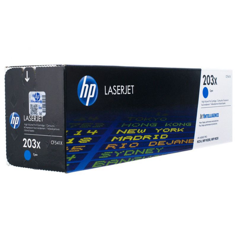 

Картридж HP CF541X (203X) голубой