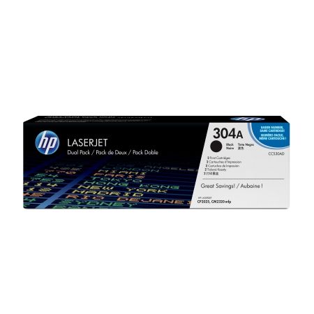 

Картридж HP CC530AD (304A) черный