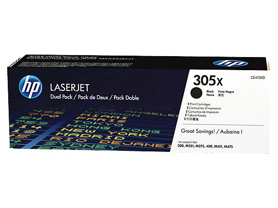 

Картридж HP CE410XD (305X) черный