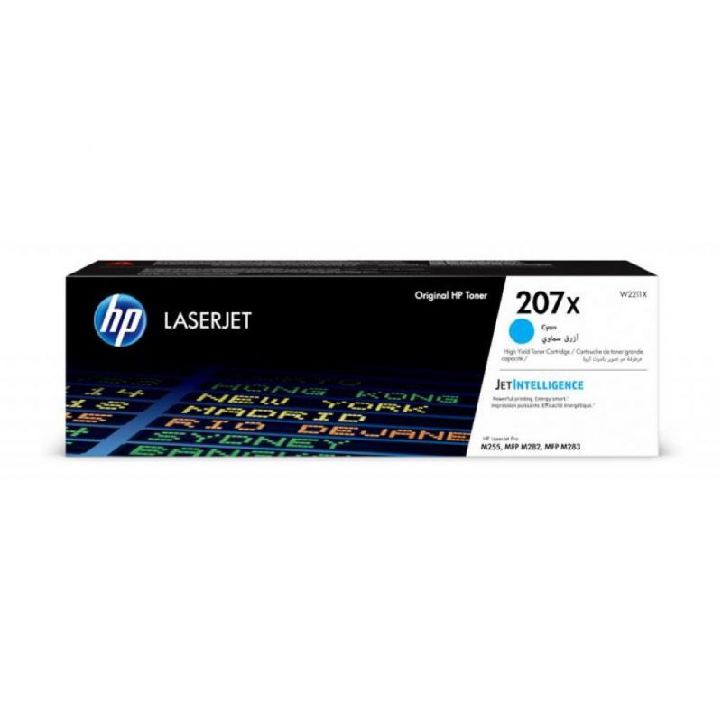 

Картридж HP W2211X (207X) голубой