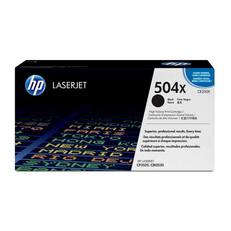 

Картридж HP CE250X (504X) черный