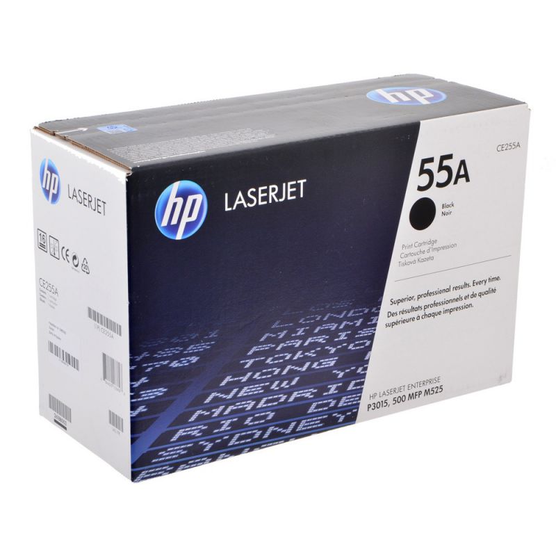 

Картридж HP CE255A (55A) черный