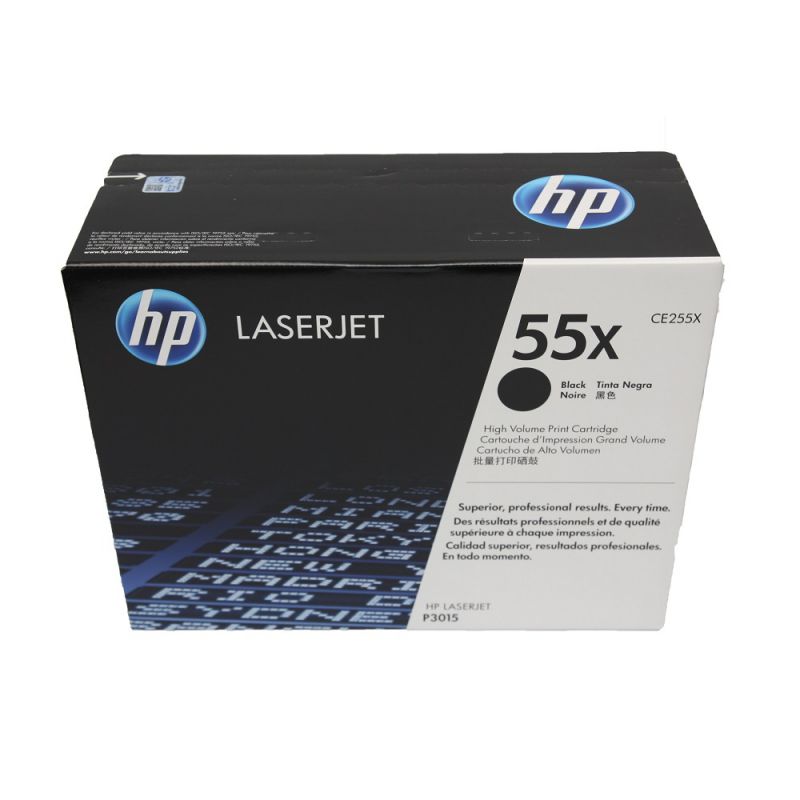 

Картридж HP CE255X (55X) черный