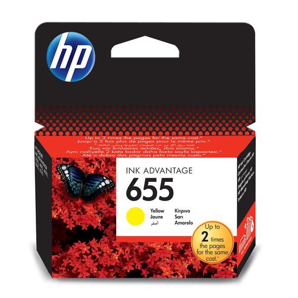 

Картридж HP CZ112AE (655) желтый