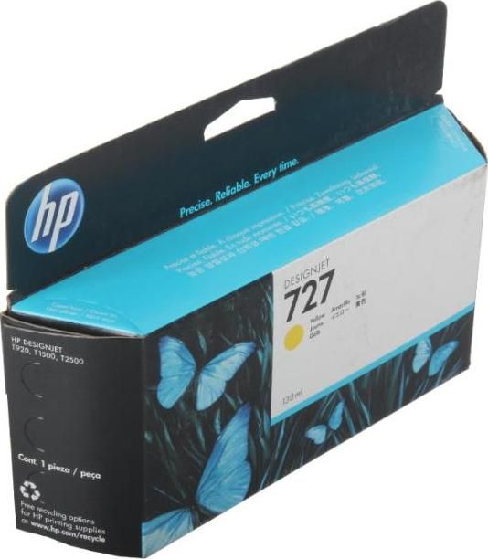 

Картридж HP F9J78A (727) желтый