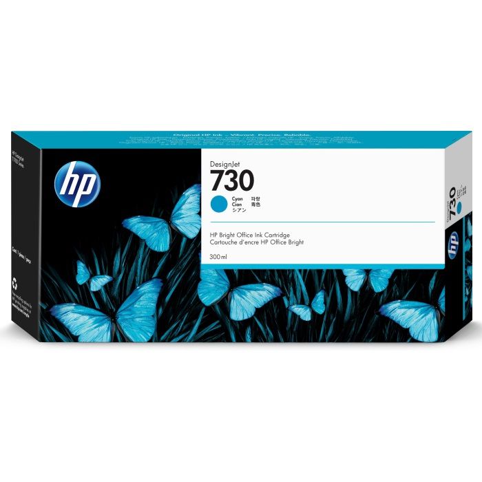 

Картридж HP P2V68A (730) голубой