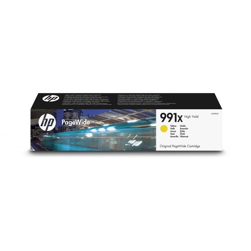 

Картридж HP M0J98AE (991X) желтый