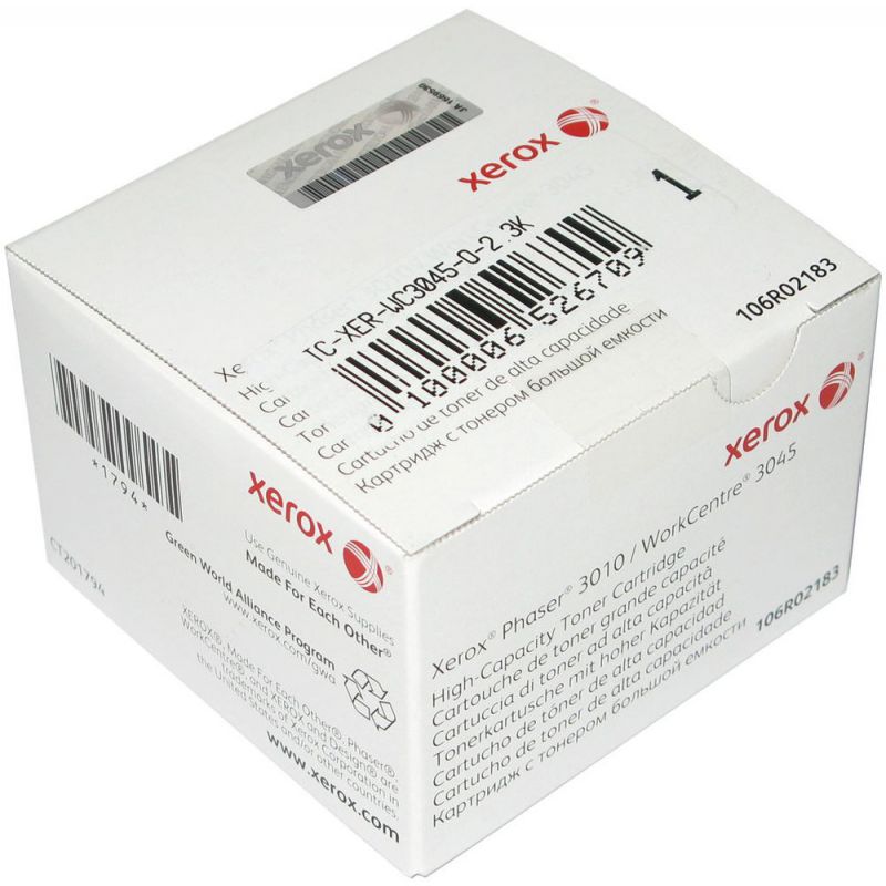 

Картридж Xerox 106R02183 черный