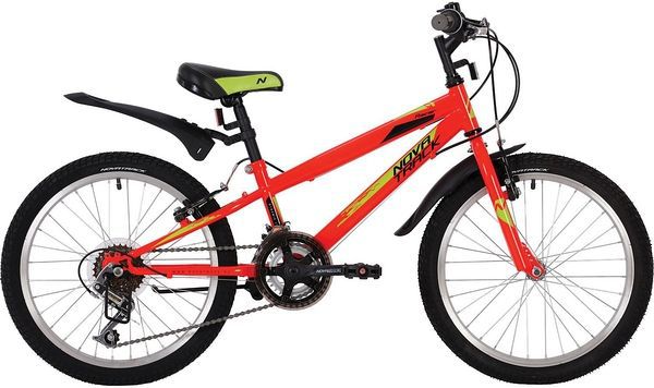 

Велосипед для подростков NOVATRACK RACER 20, красный (20SH12V.RACER.RD20) (2020)