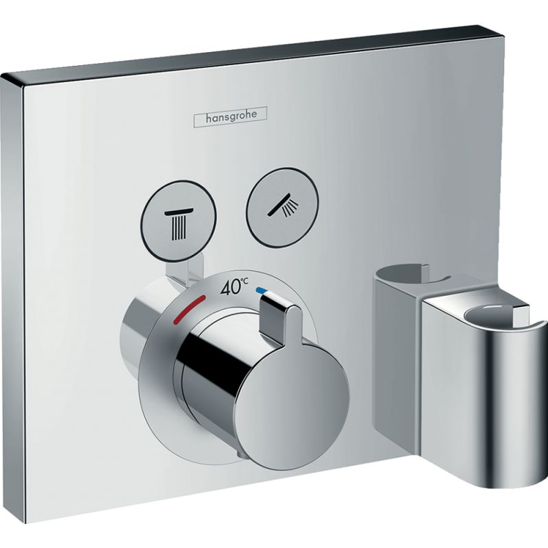 

Смеситель для ванны Hansgrohe ShowerSelect 15765000 (внешняя монтажная часть)