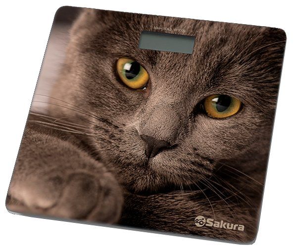 

Напольные весы Sakura SA-5065CT кошка