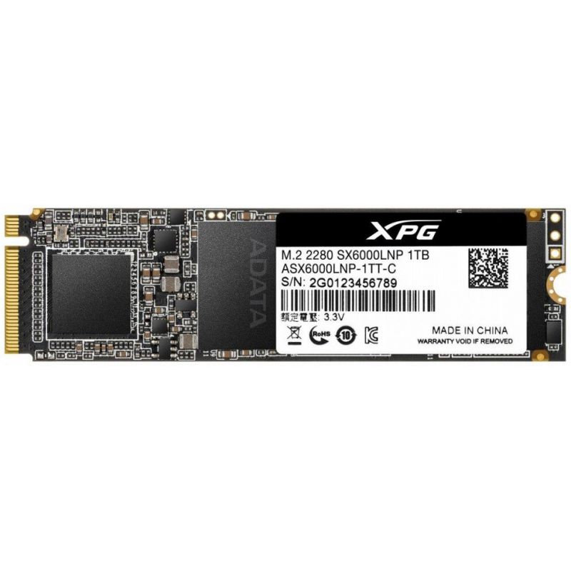 

SSD накопитель A-Data XPG SX6000 Lite PCI-E x4/1Tb/M.2 2280 (ASX6000LNP-1TT-C)