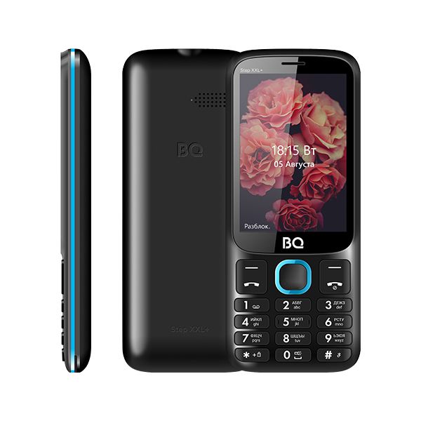 

Телефон BQ 3590 STEP XXL+ black/blue
