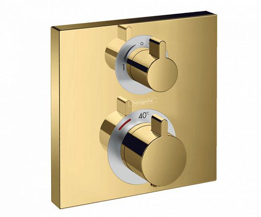 

Смеситель для ванны Hansgrohe Ecostat Square 15714990 (внешняя монтажная часть)