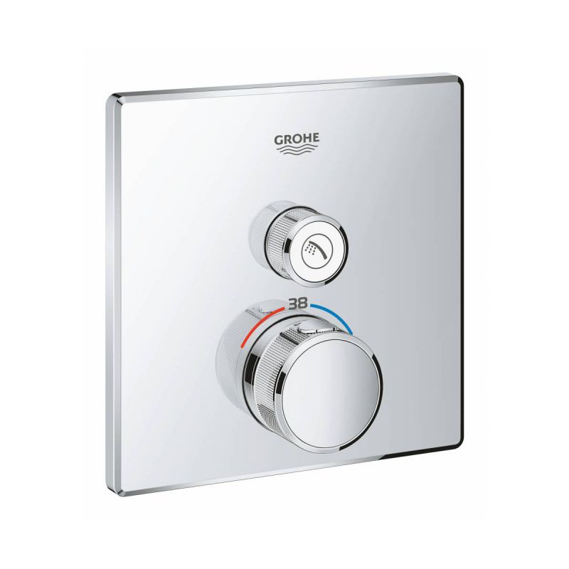 

Смеситель для ванны Grohe Grohtherm SmartControl 29123000 (внешняя монтажная часть)