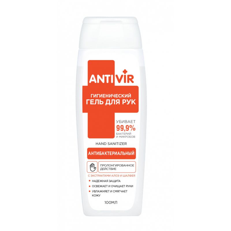 

Антисептик Manufactor гель для рук ANTIVIR, 100мл (2026)