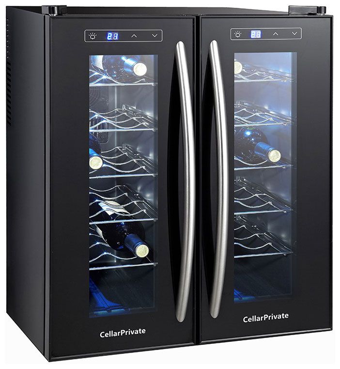 

Винный шкаф Cellar Private CP024-2T черный