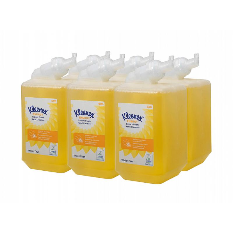 

Жидкое мыло Kimberly Kleenex Energy Luxury 6385 (6 шт x 1000 мл)
