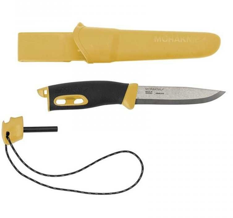 

Нож походный Morakniv Companion Spark черный/желтый (13573)