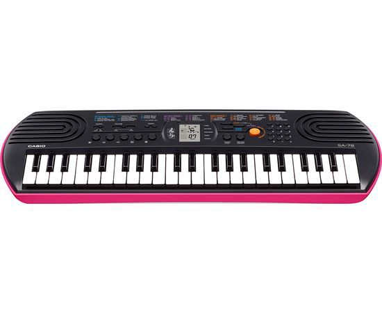 

Клавишный инструмент Casio SА-78 розовый