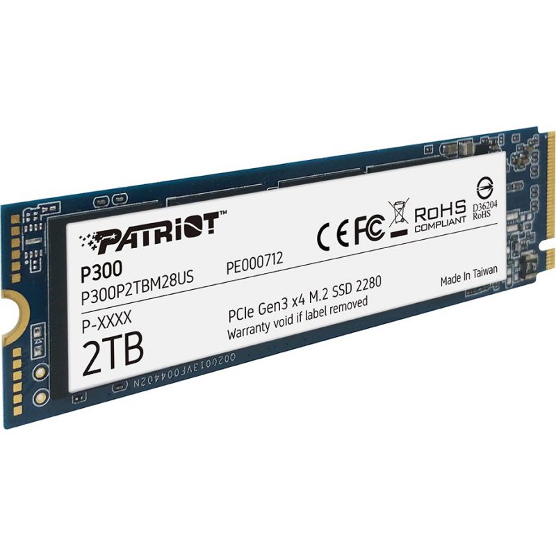 

SSD накопитель Patriot M.2/2280/1TB (P300P1TBM28)