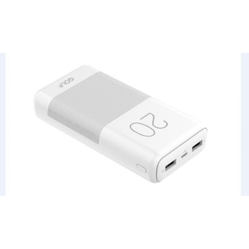 

Внешний аккумулятор Golf G81 White 20000 Mah