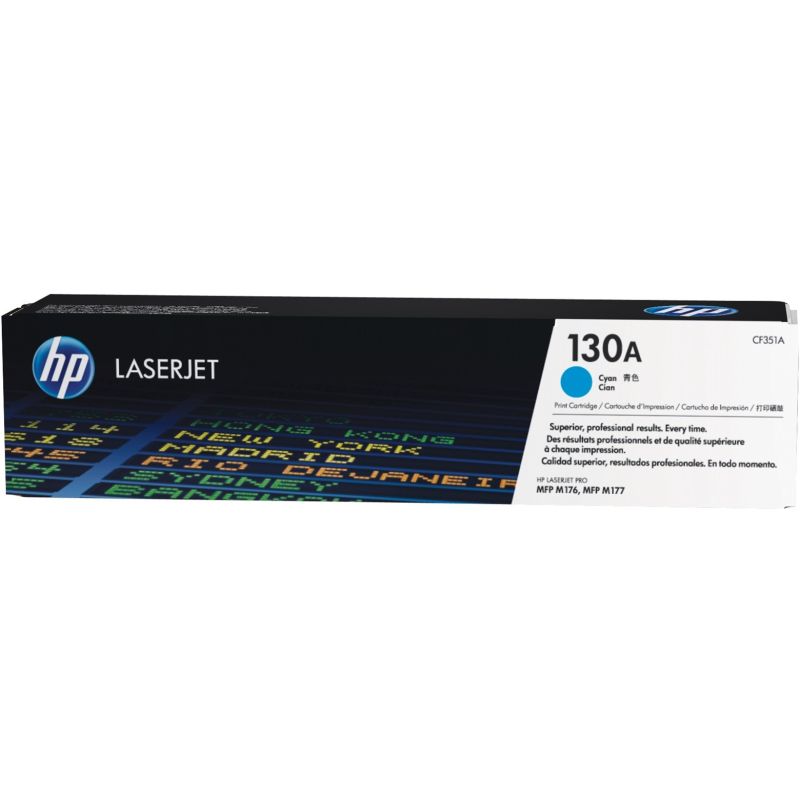 

Картридж HP 130A CF351A голубой