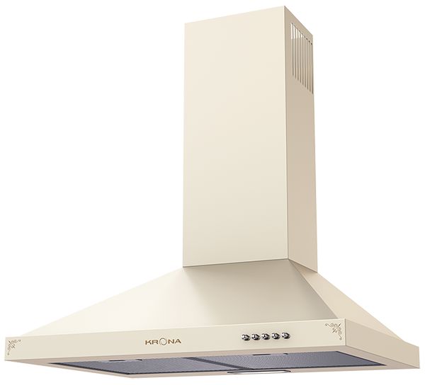 

Каминная вытяжка Krona Bella 600 Ivory Retro PB