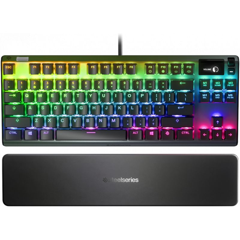 

Клавиатура Steelseries Apex Pro TKL RU черный c подставкой (64734)