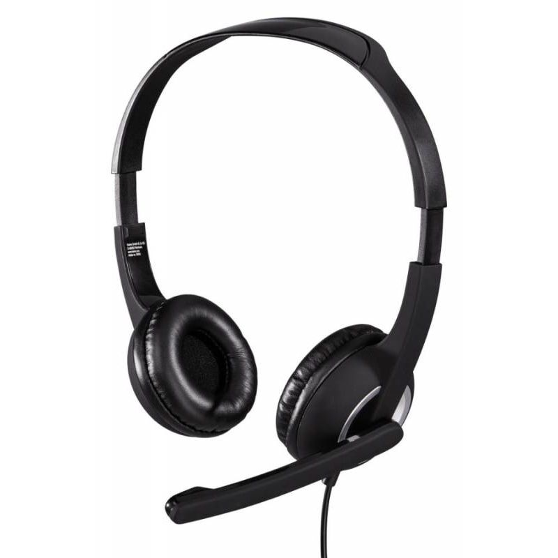 

Компьютерная гарнитура Hama Essential HS-P150 черный/серебристый