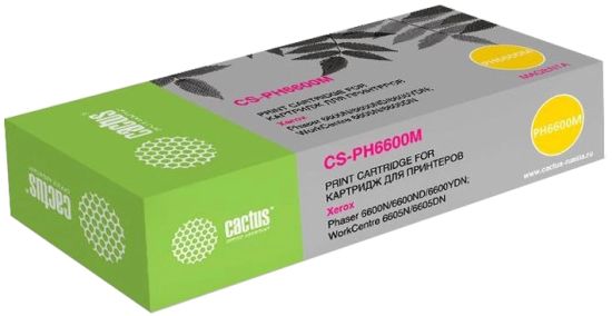 

Картридж Cactus CS-PH6600M