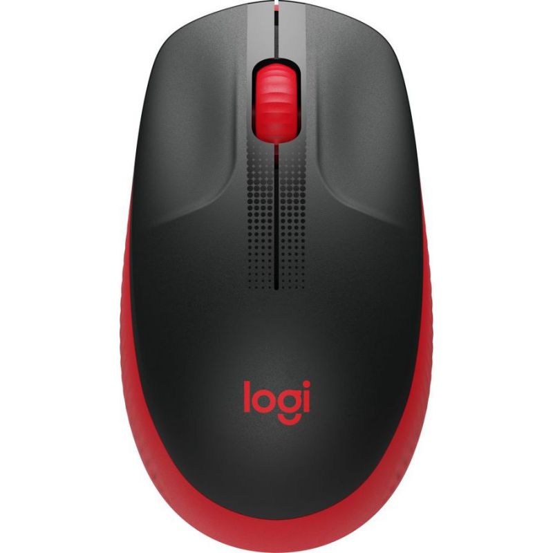 

Компьютерная мышь Logitech M190 красный/черный (910-005908)