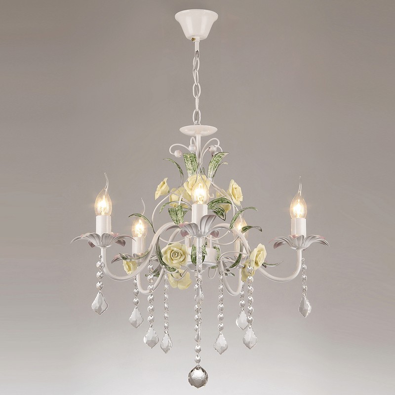

Люстра Hiper H132-5 5E2760Вт WHITE/GREEN
