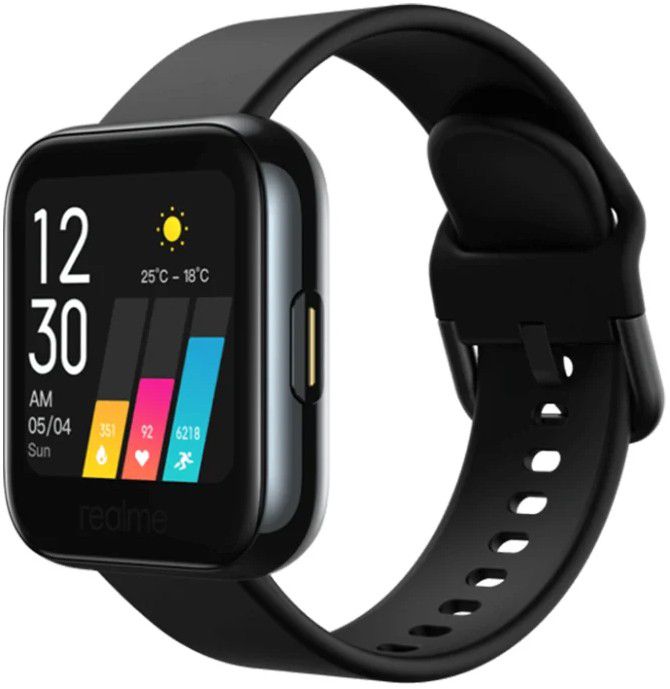 

Умные часы Realme Watch 35мм 1.4 MIP черный