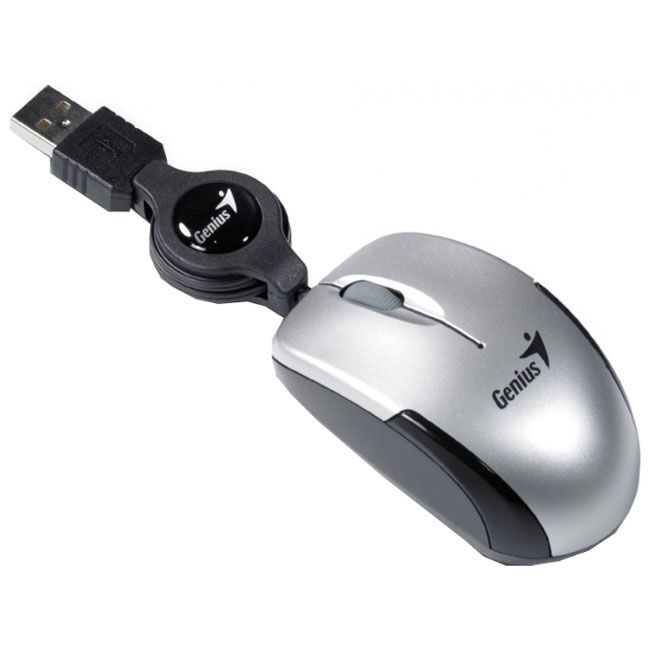 

Компьютерная мышь Genius Micro Traveler super mini size Silver