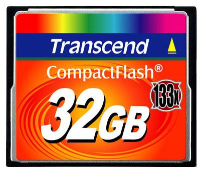 

Карта памяти Transcend 32GB CompactFlash 133X TS32GCF133