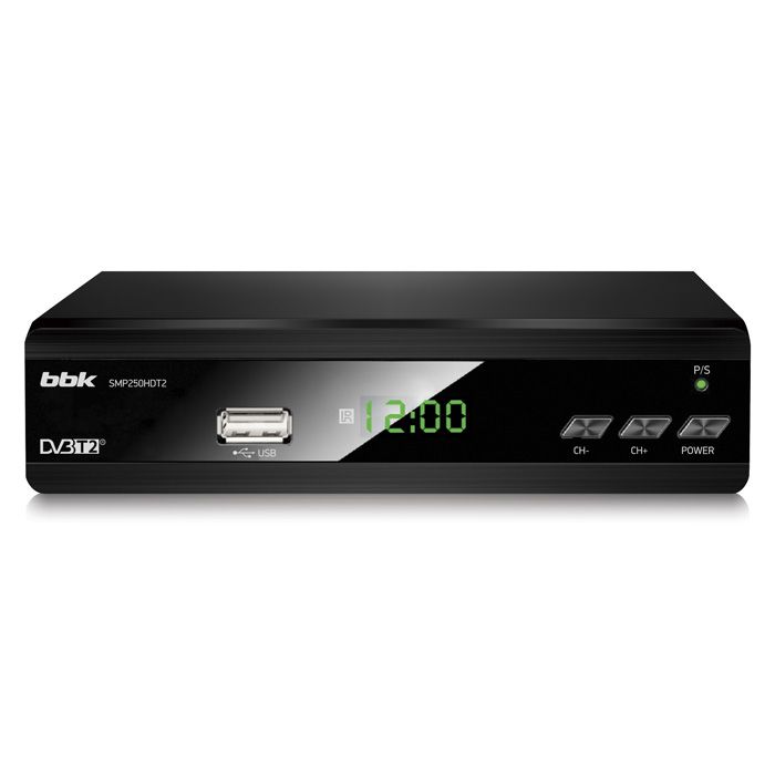 

Цифровой тюнер BBK SMP250HDT2 черный