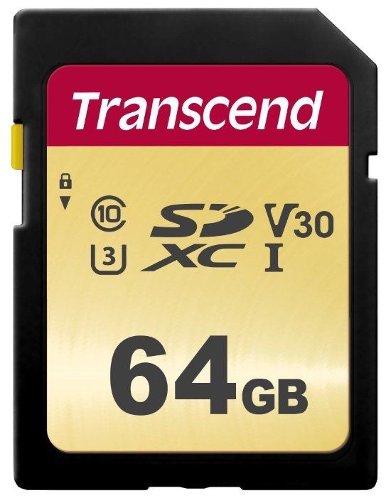 

Карта памяти Transcend SD 64GB TS64GSDC500S